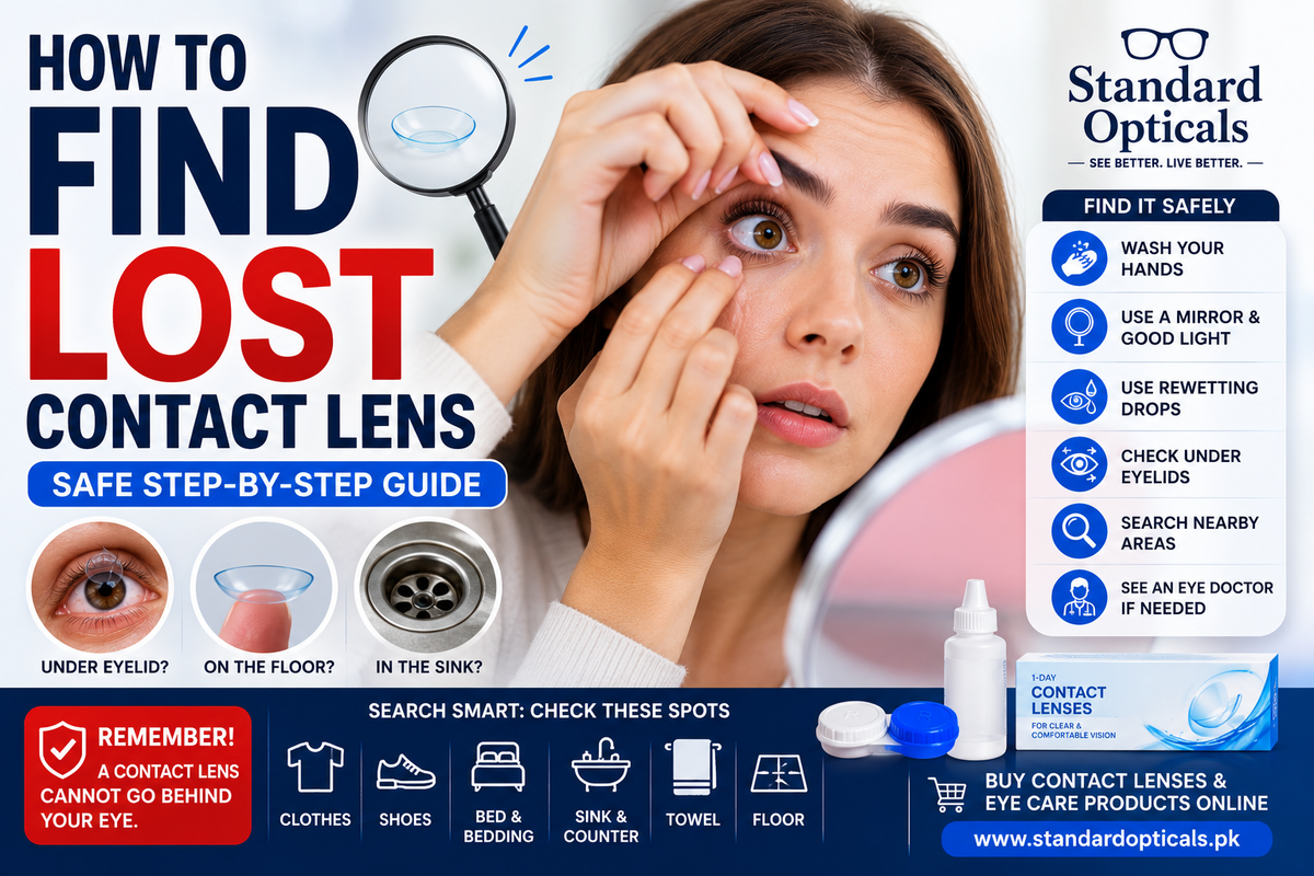 lost contact lens
