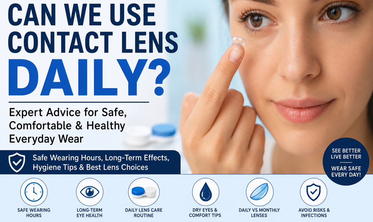 can we use contact lens daily