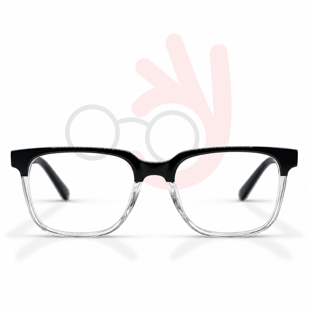8012 Square Eyeglasses (52-18-140)