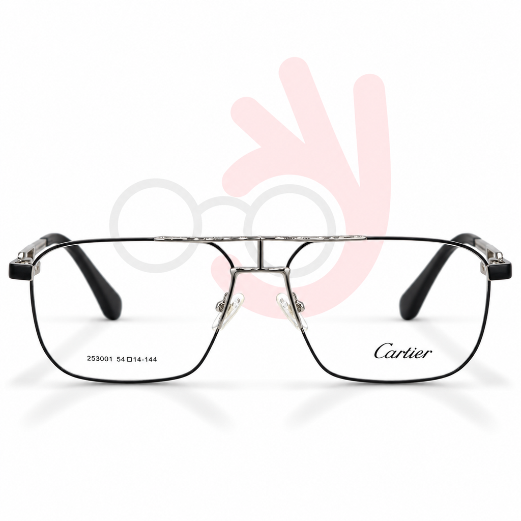 Cartier 253001 Aviator Eyeglasses (54-14-144)