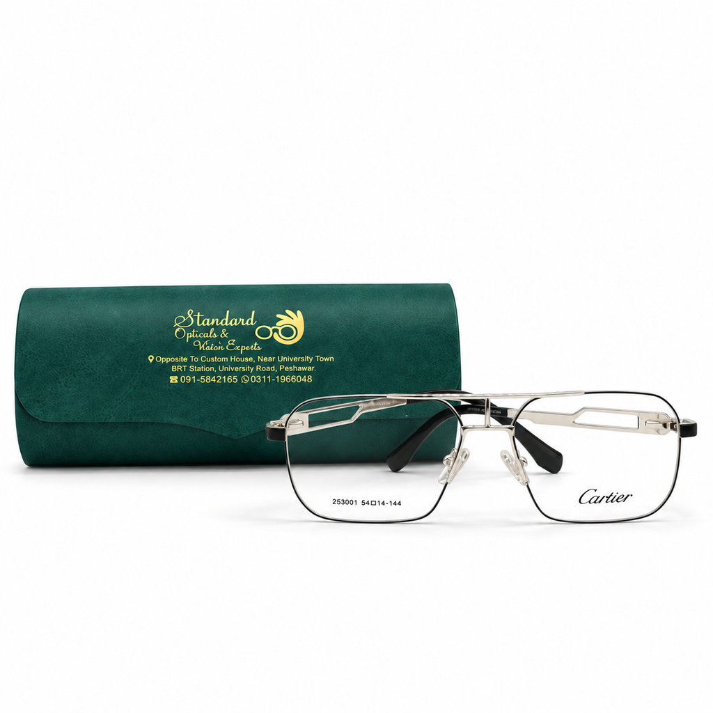 Cartier 253001 Aviator Eyeglasses (54-14-144)