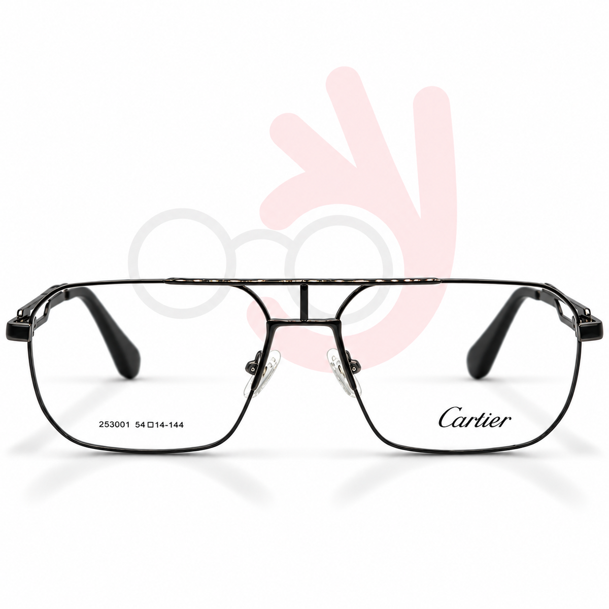 Cartier 253001 Aviator Eyeglasses (54-14-144)
