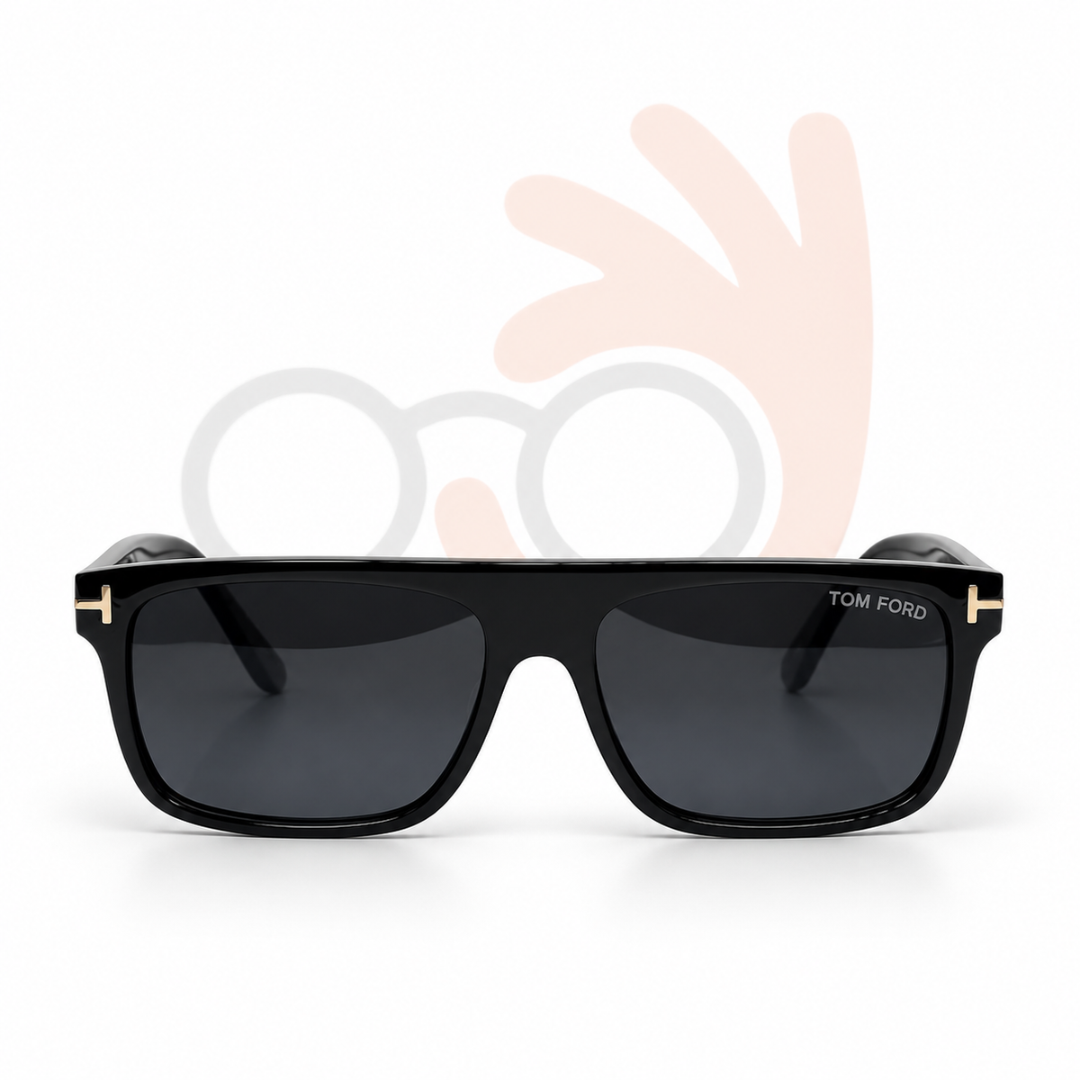 Tom Ford Jackson FT0628 Shiny Black Sunglasses