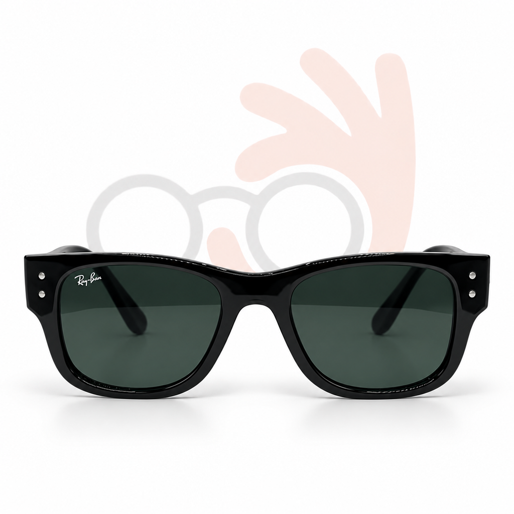Ray-Ban Mega Wayfarer RB4840S Polished Black Sunglasses