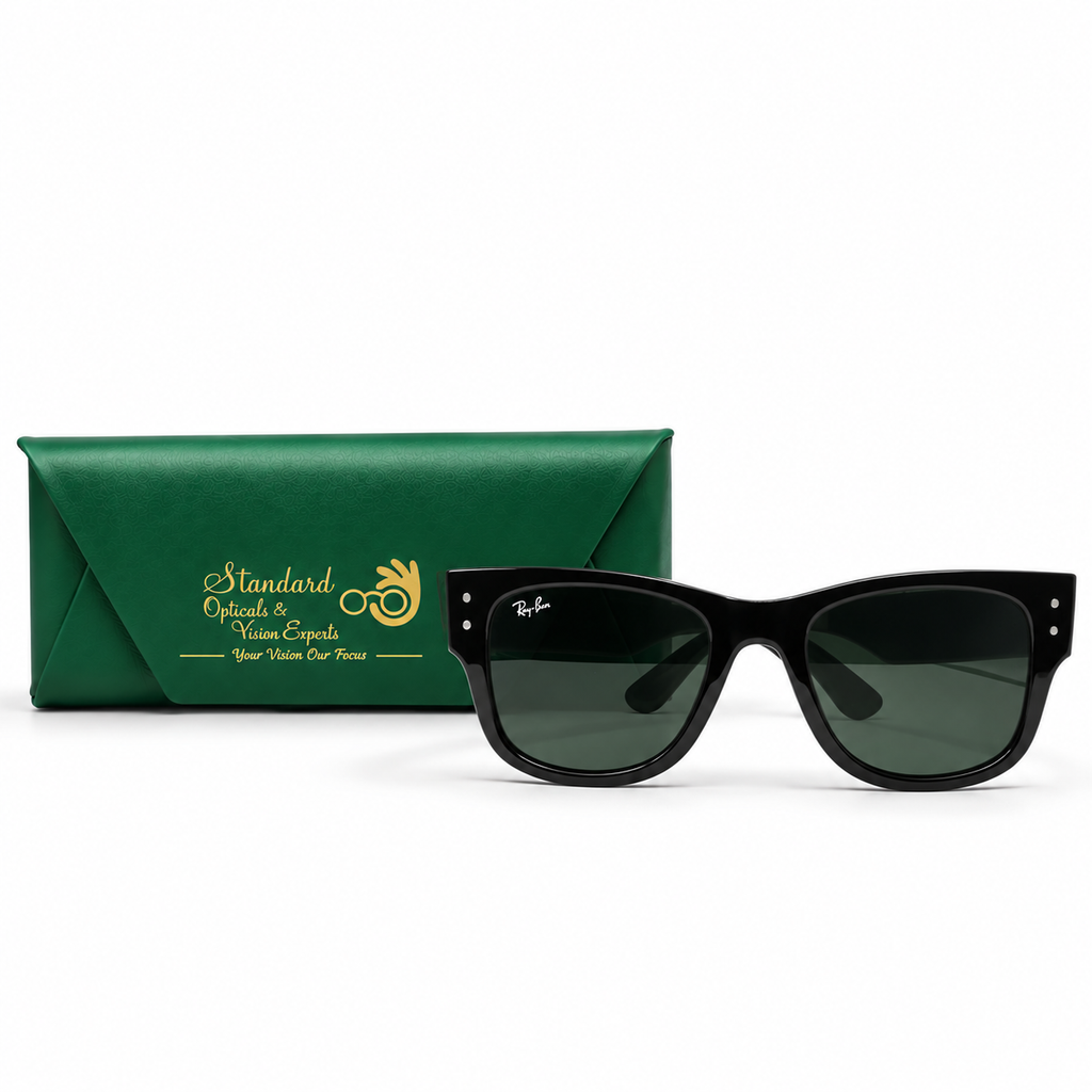Ray-Ban Mega Wayfarer RB4840S Polished Black Sunglasses