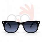Ray-Ban RB4391 Black Oversized Square Sunglasses