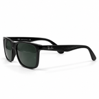 Ray-Ban RB4349 601/62 Shiny Black Square Sunglasses