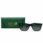 Ray-Ban RB4349 601/62 Shiny Black Square Sunglasses