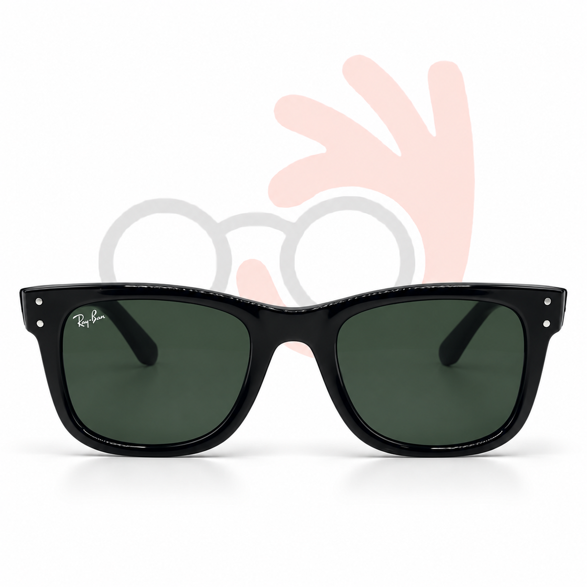 Ray-Ban RB R0502S Wayfarer Reverse Dark Blue Sunglasses