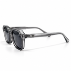 RoadX GRA009 Translucent Grey Square Sunglasses
