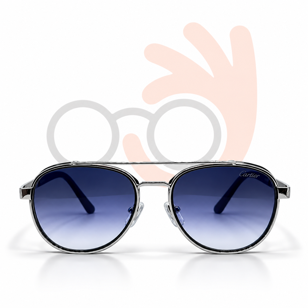 Cartier C-357 Double Bridge Aviator Sunglasses