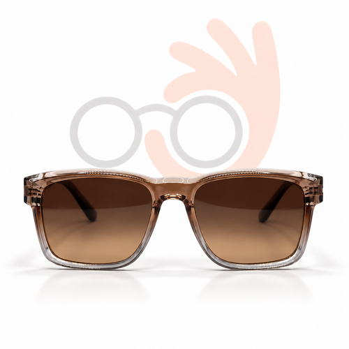 Blue Leopard GRA015 Square Acetate Sunglasses