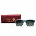 Blue Leopard GRA015 Square Acetate Sunglasses