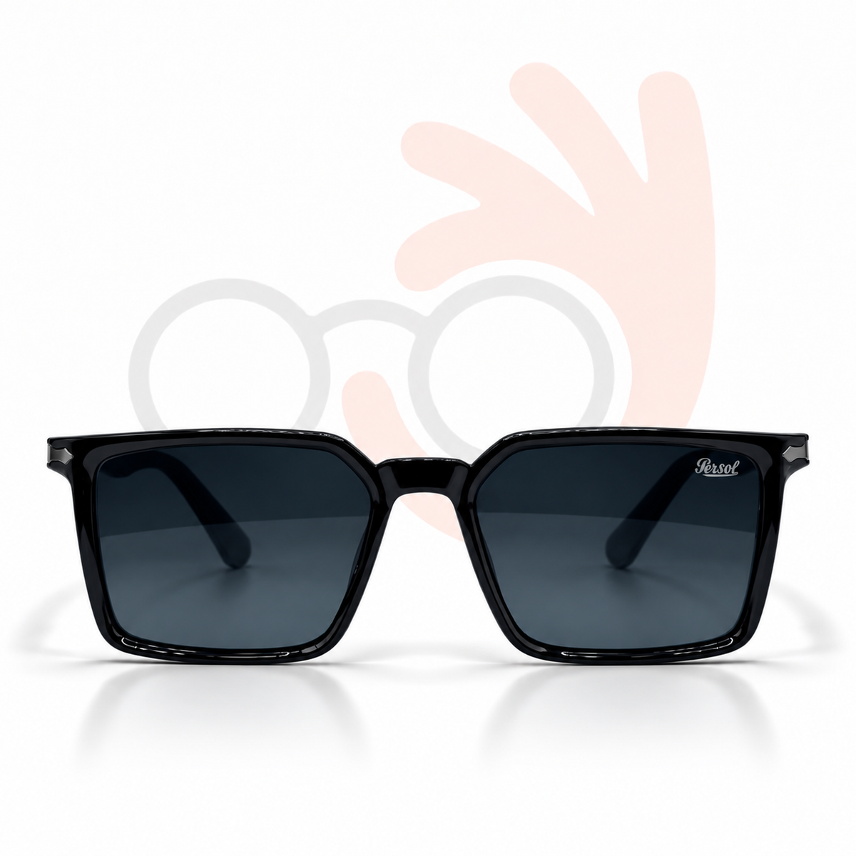 Persol G031 Modern Square Acetate Sunglasses