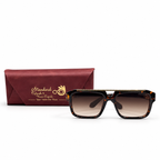 Louis Vuitton 3382 Tortoise Shell Brow-Bar Sunglasses (55mm)