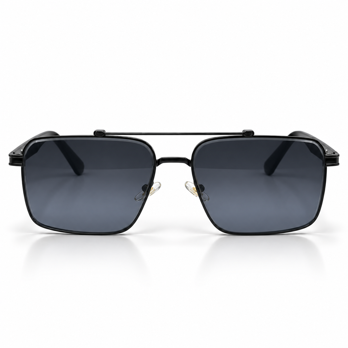 Cartier CF58474 C1 Grey Lens Black Sunglasses 60-18-145
