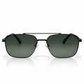SW3712 G Dark Green Lens Black Sunglasses 55-21-149