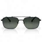 SW3712 G Dark Green Lens Black Sunglasses 55-21-149
