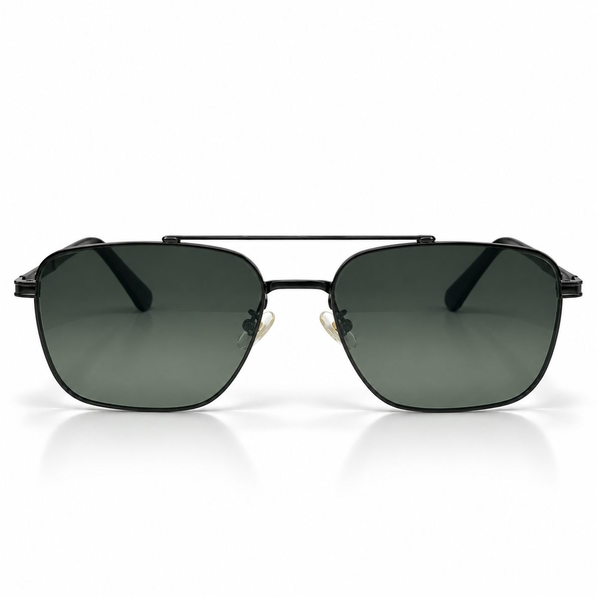SW3712 G Dark Green Lens Black Sunglasses 55-21-149