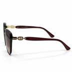 Chanel A1808 Brown Butterfly Sunglasses 58-16-140