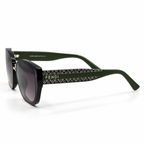 Fendi P9078 Green Cat-Eye Sunglasses 58-17-143