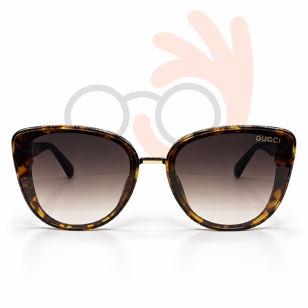 Gucci Tortoiseshell Cat-Eye Sunglasses