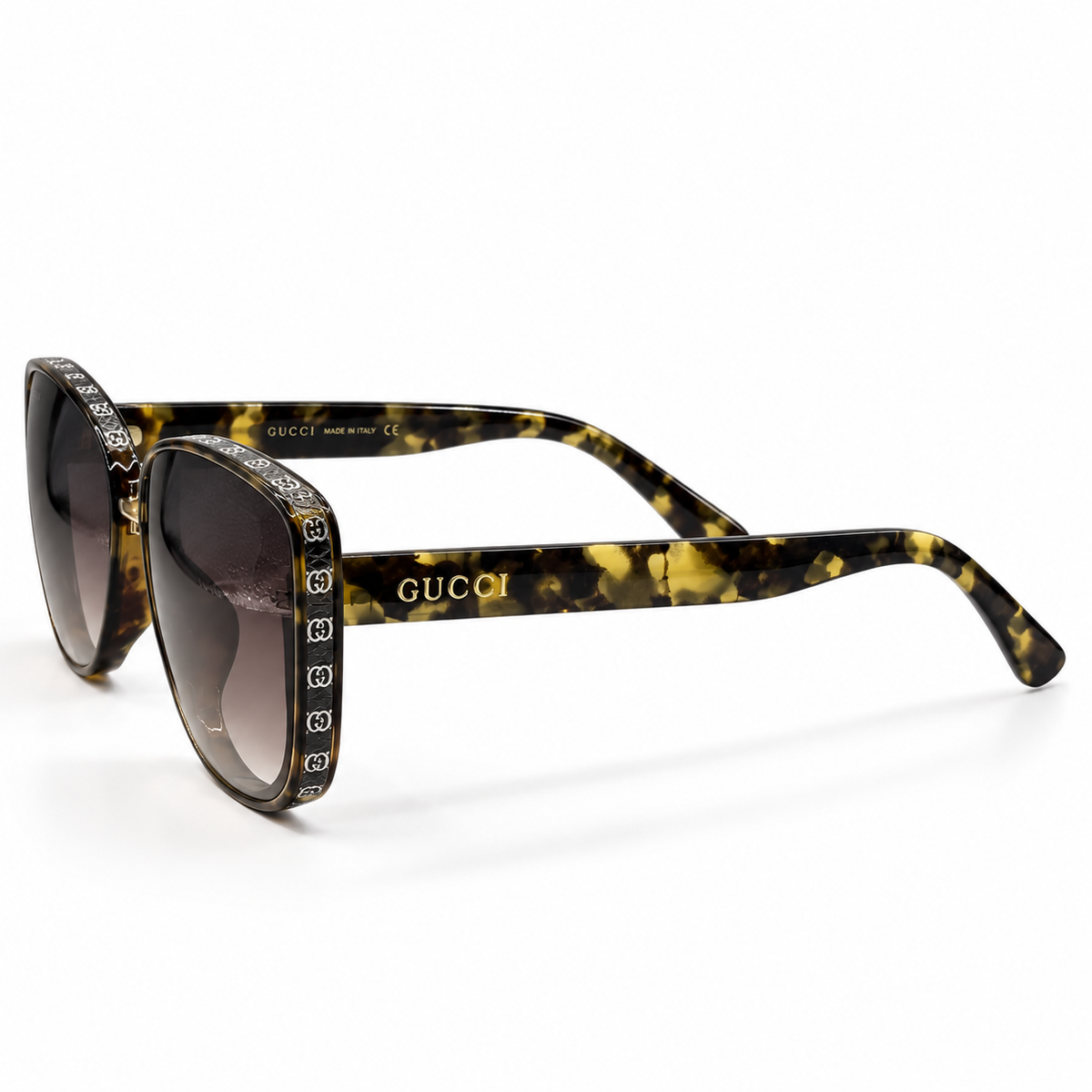 Gucci Tortoiseshell Cat-Eye Sunglasses