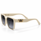 Gucci 9514 Cream Square Sunglasses 58-14-143
