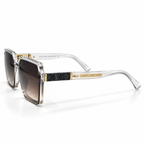 Louis Vuitton Clear Crystal Square Sunglasses