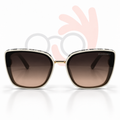 Gucci 23317 Cream Square Sunglasses 62-16-142