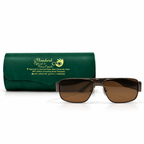 Matriub MT0883 Gunmetal Rectangle Sunglasses 62-18-140