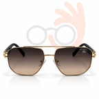 Maybach Geometric Gold Aviator Sunglasses