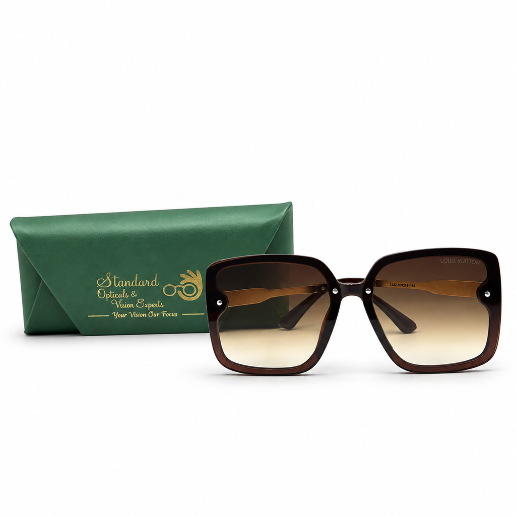 Louis Vuitton 1342 Brown Gradient Sunglasses 60-18-151
