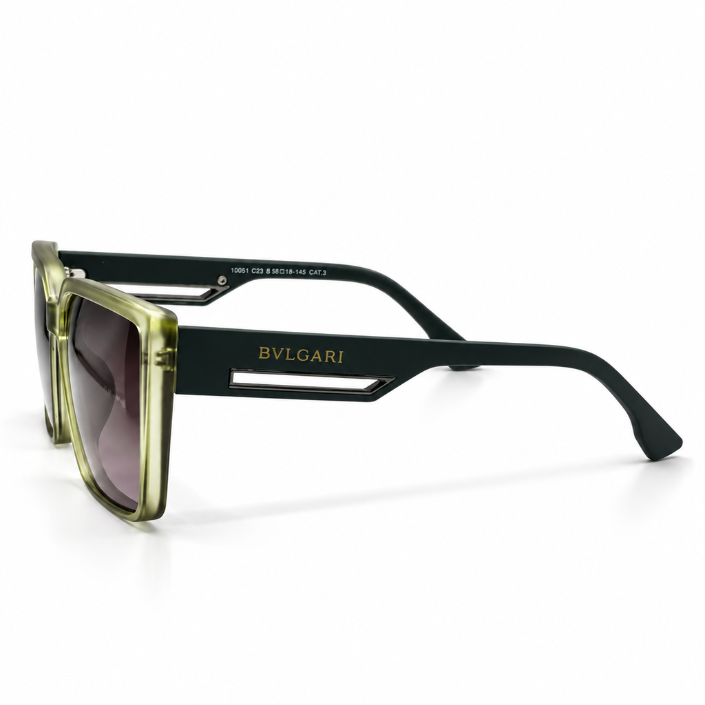 Bvlgari 11024 60-14-143 Olive Green Sunglasses