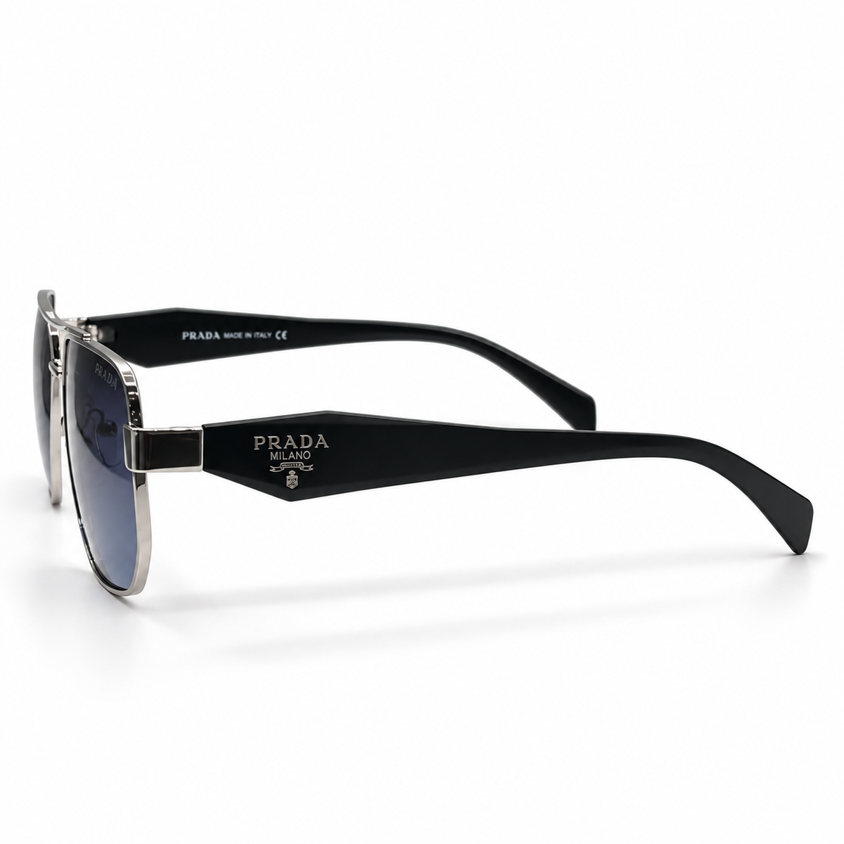Prada TAP023  Silver Frame Sunglasses 57-18-13