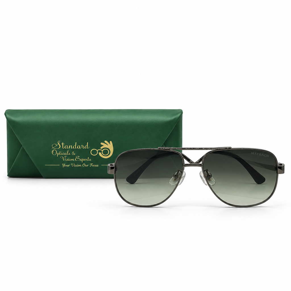 Maybach 23030 Dark Metal Frame Sunglasses 60-15-145
