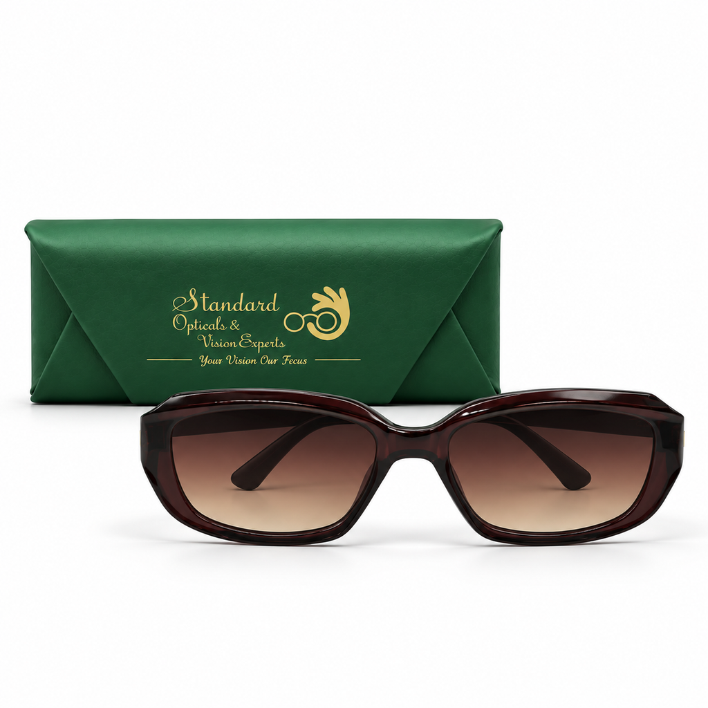 03702 C17-19 Dark Amber Acetate Sunglasses 54-19-133