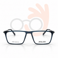 Police 150008 Translucent Navy Blue Eyeglasses 52-18-145