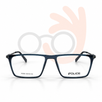 Police 150008 Translucent Navy Blue Eyeglasses 52-18-145