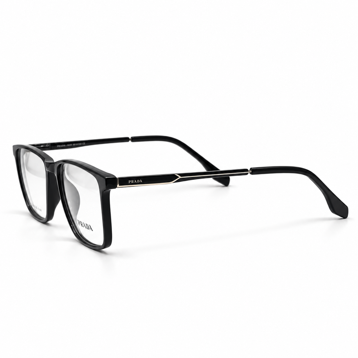 Prada TR12005 Gloss Black Eyeglasses 52-18-146