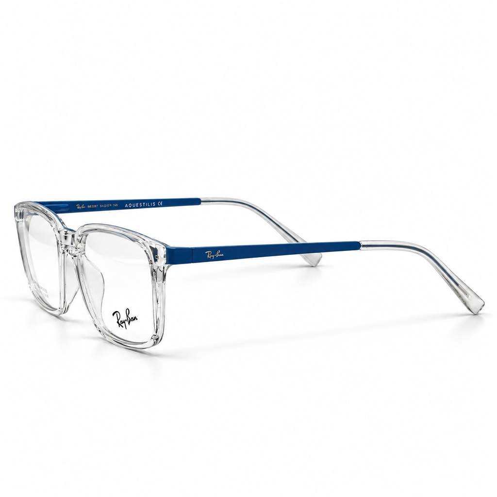 Ray-Ban 142012 Clear Blue Eyeglasses 51-17-145
