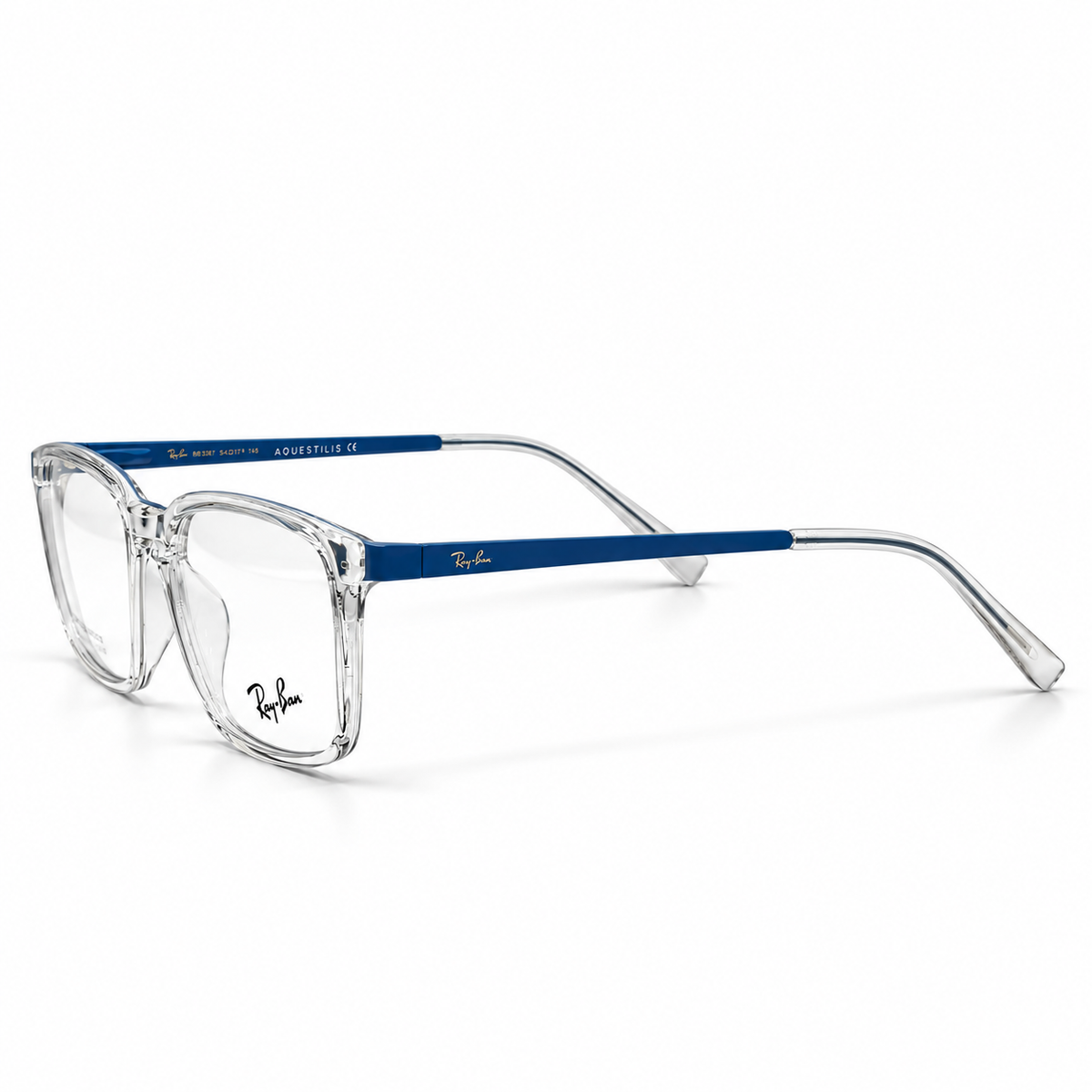 Ray-Ban 142012 Clear Blue Eyeglasses 51-17-145