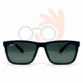Ray-Ban Classic Square Polarized Sunglasses with Carbon Fiber Pattern Arms