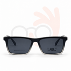 Lats Yo Square Magnetic Clip-On Eyeglasses with Polarized Lenses (53-14-138)