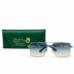 Chopard Style OW3171 Rimless Gradient Square Sunglasses