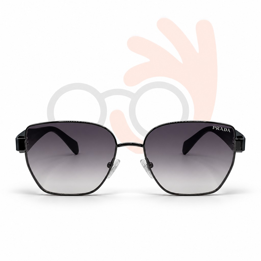 Prada Square Metal Wire Sunglasses | H2415