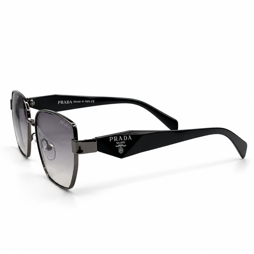 Prada Square Metal Wire Sunglasses | H2415