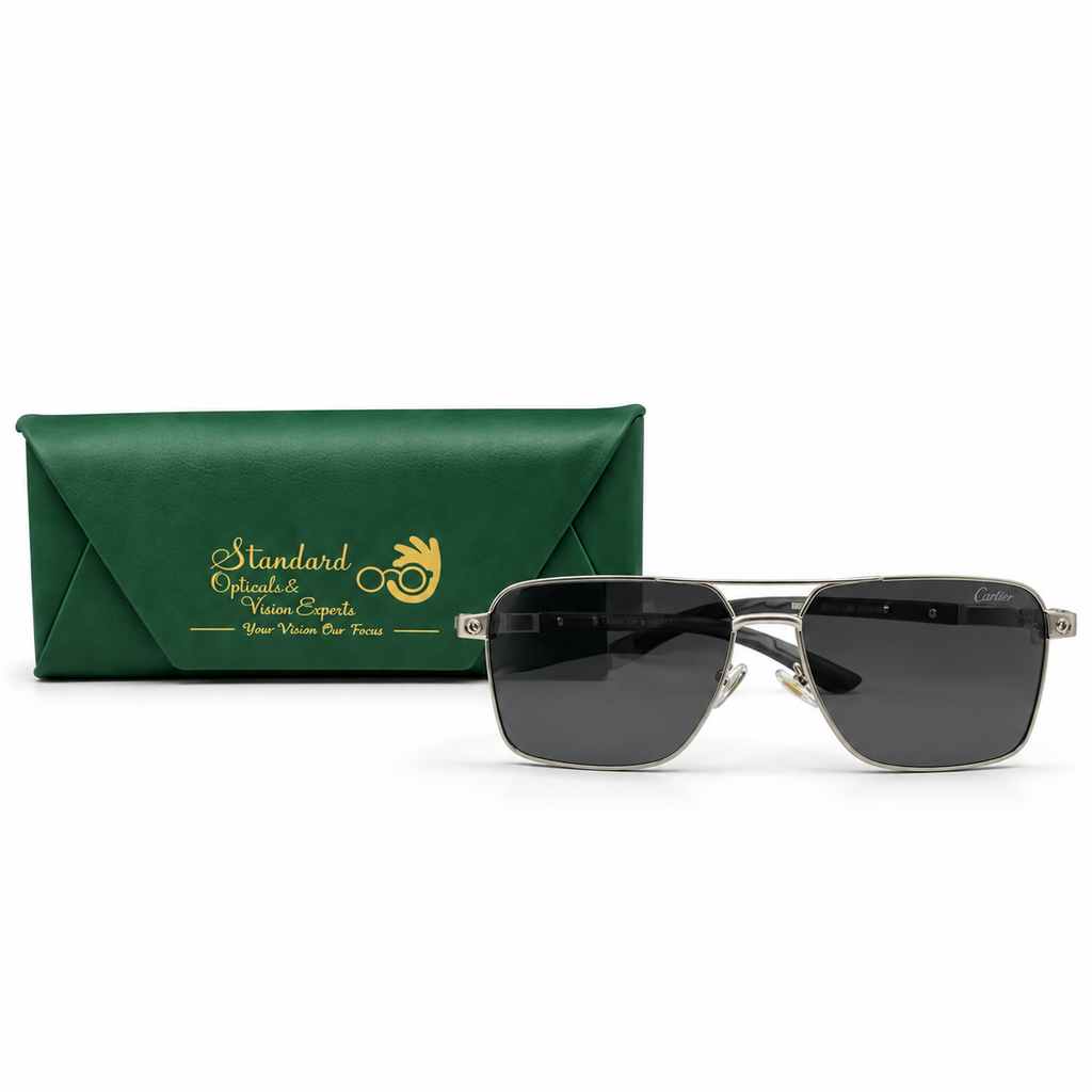 Cartier Santos Pilot Polarized Sunglasses | T800597