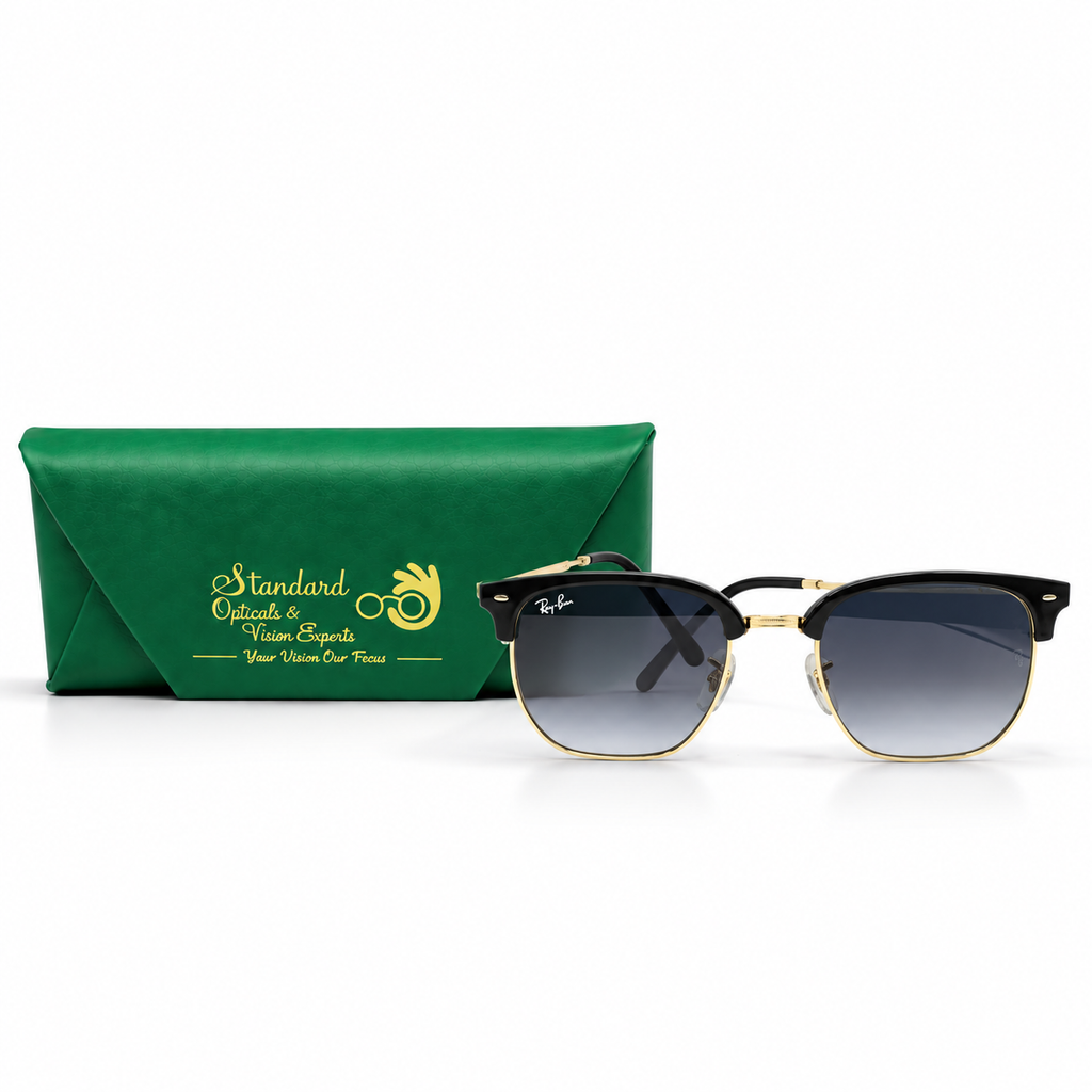 Ray-Ban Modern Browline Sunglasses | Grey Gradient Lenses (RB4416)