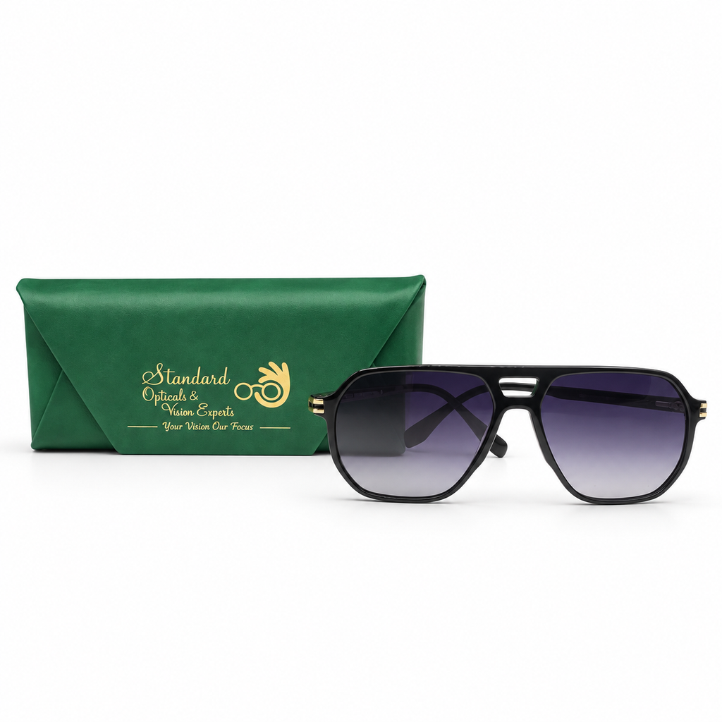 Hugo Boss 89964 Black Aviator | Gradient Lenses
